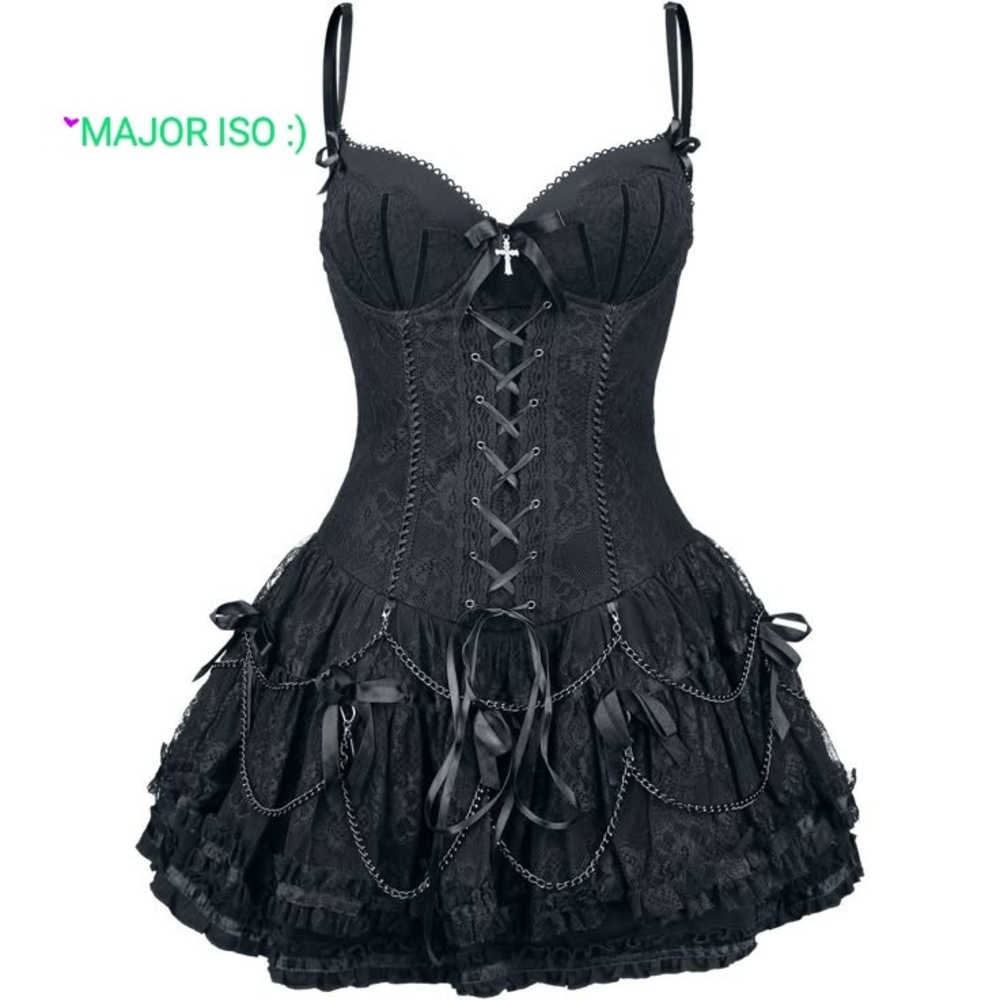 ISOOO queen of darkness dress